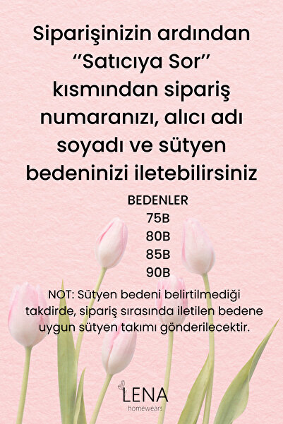 Lena Homewears Kadın 5'li Saten Gecelik Sütyen Şort Gelin Çeyiz Seti