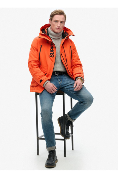 SUPERDRY Turuncu Erkek Mont M5011922AWZT_HOOD ULTIMATE EMB WIND