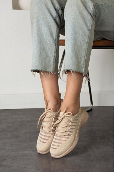 kajal ayakkabı Ten Lily Knitwear Športová obuv Nude