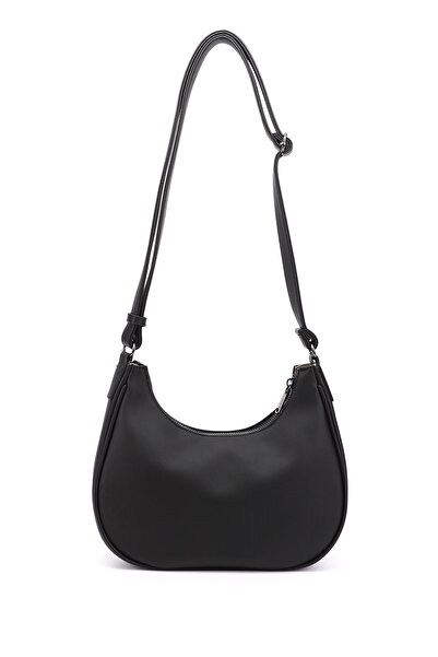GÖNDERİ(R) Women's Black Long Strap Shoulder Bag