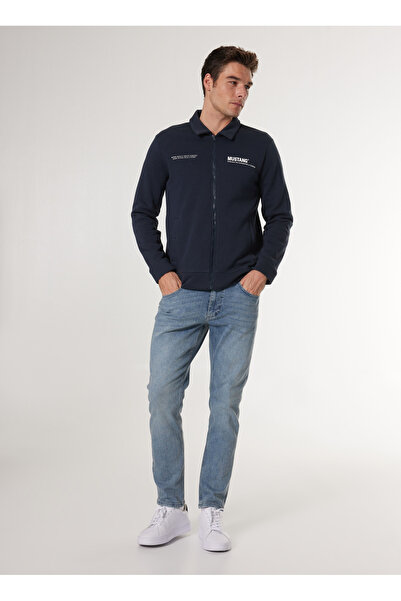 Mustang Normal Bel Tapered Fit Mavi Erkek Denim Pantolon Toledo Tapered - 1326