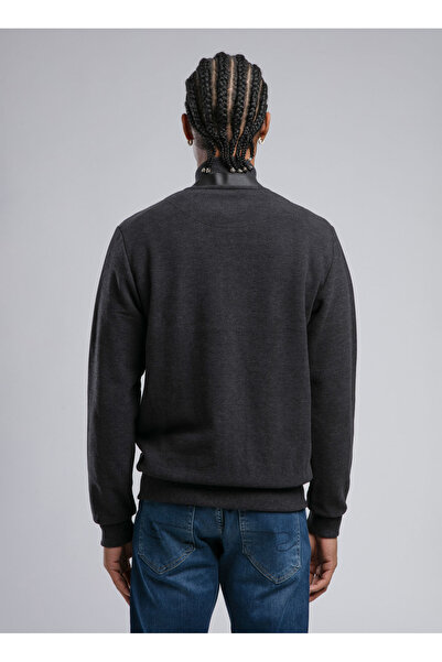 Lee Cooper Anthracite Men's Sweatshirt 251 Lcm 241044 Dreon Antrasit