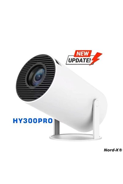 Nord-X Nord-X® HY300 Pro Smart Home Cinema 4K Portable Video Projector, WiFi 5G