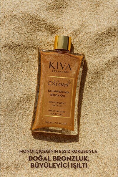 Kiva Monoi Nemlendirici Parıltılı Vücut Yağı