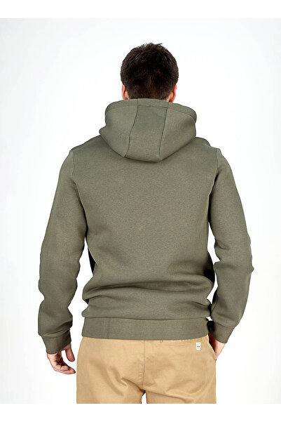 Lee Cooper Ανδρικό φούτερ με κουκούλα χακί 251 LCM 241039 WASHINGTON KHAKI