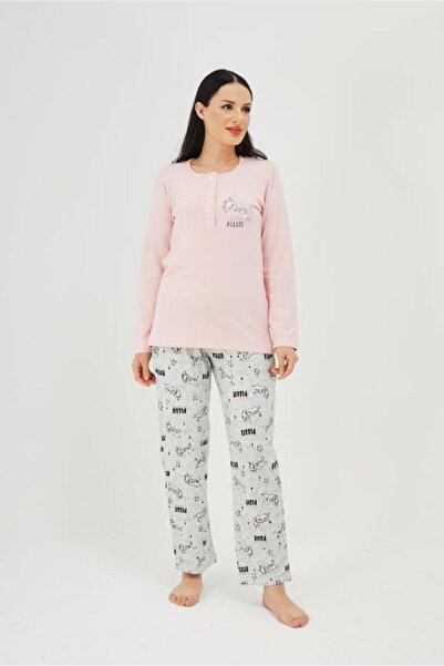 HF Club 2115 Ženski komplet pidžama sa dugim rukavima