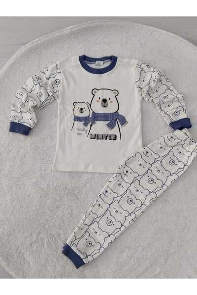 Store Sportsman Teddy Bear Boys' Pajama Set Nightgown