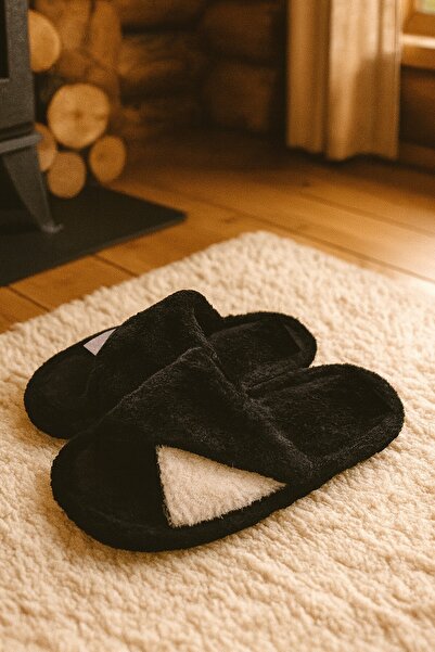 Moda Frato SOFTIE Жіночі домашні капці з перехрещеною підошвою Зимові капці Тиха підошва