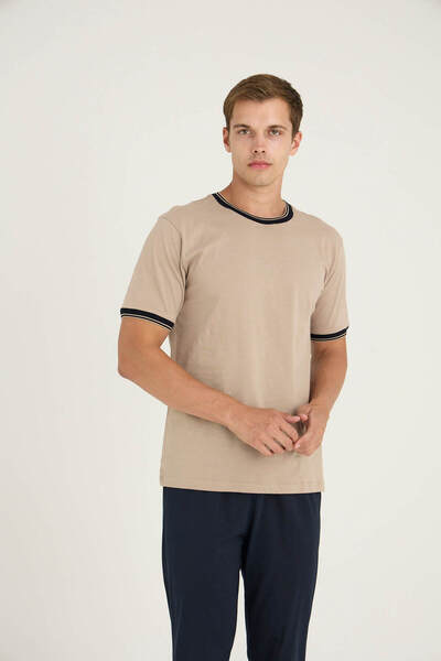 KLY New Season 2026 Summer Men's O.Collar Luxury Design Pajama Set