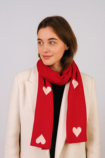 Sebir Moda Special Day Themed Heart Scarf