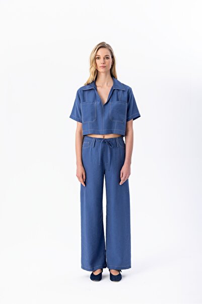 Berr-ın Contrast Stitched Trousers 2110