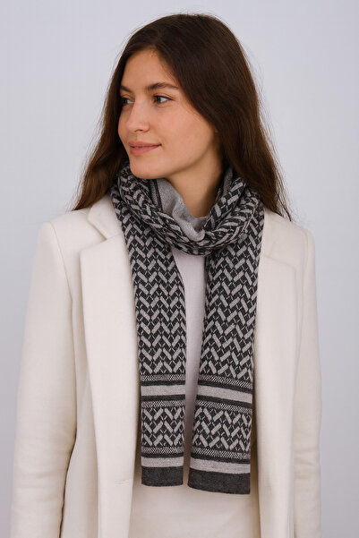 Sebir Moda Ethnic Patterned Knitwear Scarf