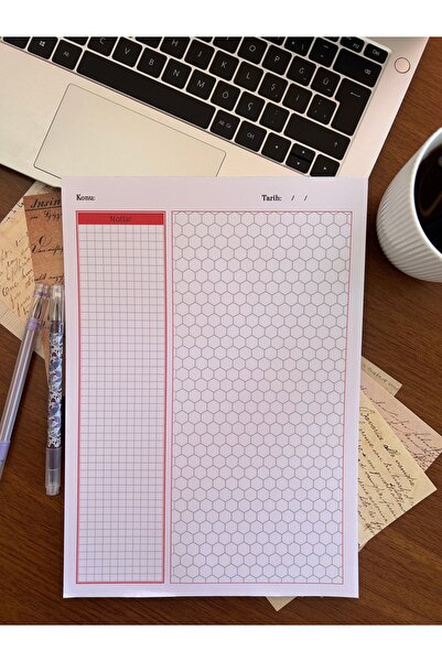 Genel Markalar A4 Organik Kimya Notepad, Memopad, Defteri