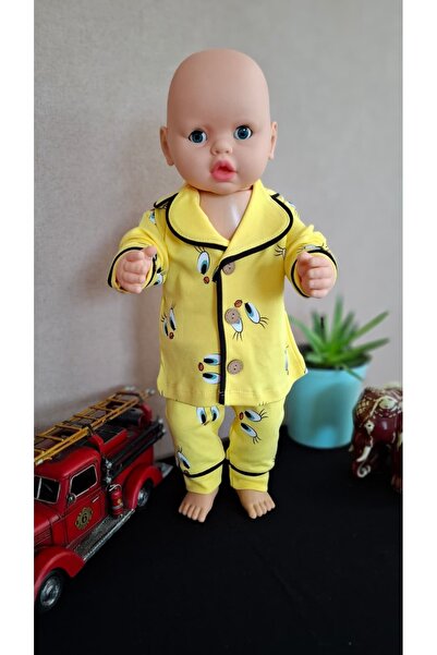 Mini Love Kids Tweety Desenli Yakalı Kız Pijama Takım