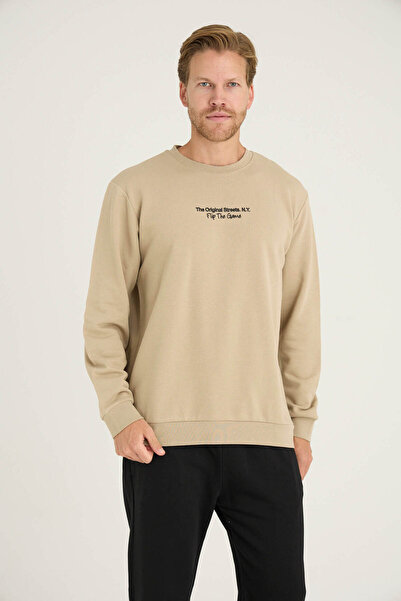 KLY بدلة رياضية رجالية بياقة دائرية تصميم عصري 7216