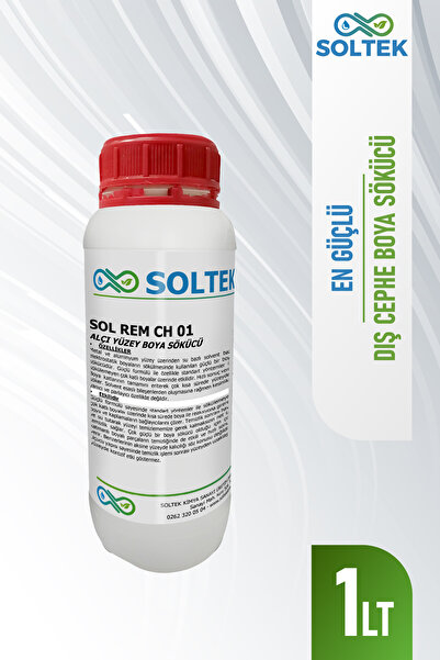 SOLTEK KİMYA Iç Ve Dış Cephe Duvar Boya Sökücü Sol Rem Ch 1L