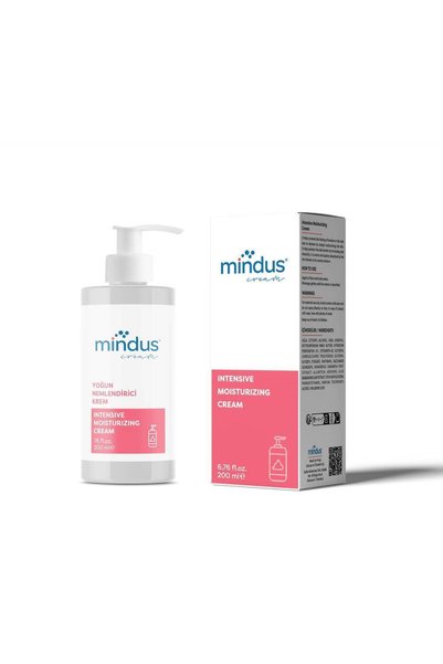 mindus كريم ترطيب مكثف للوجه والجسم للبشرة العادية والجافة 200 مل