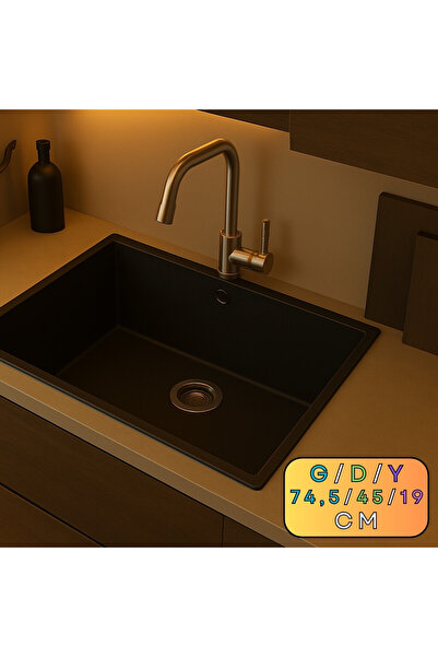 almital mobilya aksesuarları furniture accessories Granit Evye SENDAI Series ...