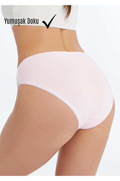 PAMORA Set de 7 chiloți bikini pentru femei - 95% bumbac 5% elastan |   Lenjerie moale și elastică