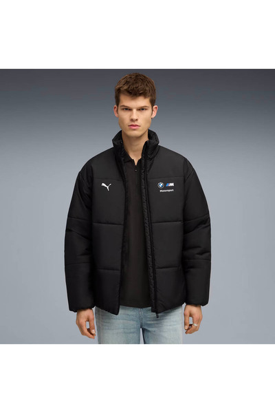 Puma BMW M Motorsport Essentials Puffer Siyah Erkek Mont 632977-01