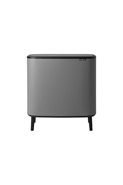 Brabantia Çöp Kutusu Bo Touch Bin Kapak 30 + 30 Lt Beton Gri 130663