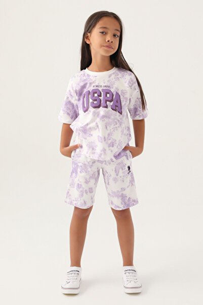 U.S. Polo Assn. US Polo Assn Licensed Batik Purple Girl Bermuda Ruha