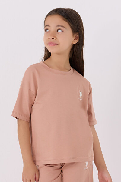 U.S. Polo Assn. Girl's Bermuda Hooded Set