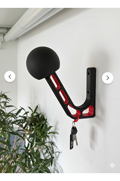 3DreaMaker Motosiklet Bisiklet Scooter Kask Duvar Askısı Kask Tutucu V2