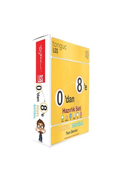 Tonguç Yayınları Tonguç 8. Sınıf 0’dan 8’e Hazırlık Seti