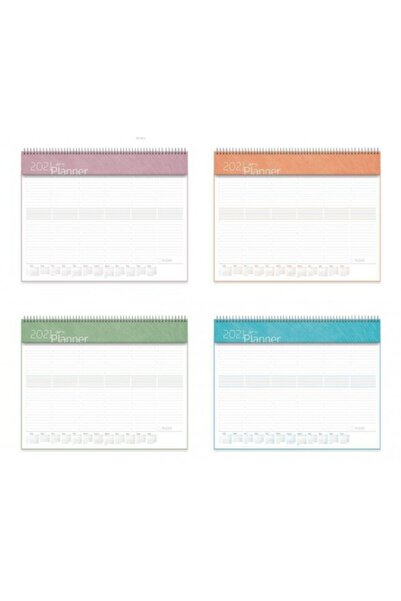 Gıpta Table Top Planner (DATE-FREE-Woche) Hard Cover Spiral 40x28 Cm