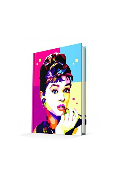 DEFFTER Popart Audrey Hepbourn Hard Cover Striped 14*22 64873-3