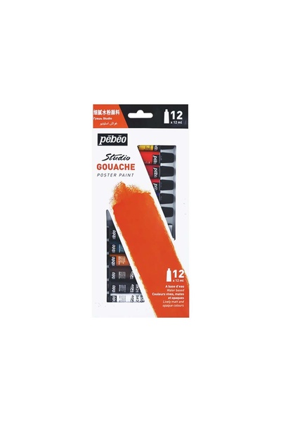 Pebeo 12’li Tüp Guaj Boya 12 Ml 668300