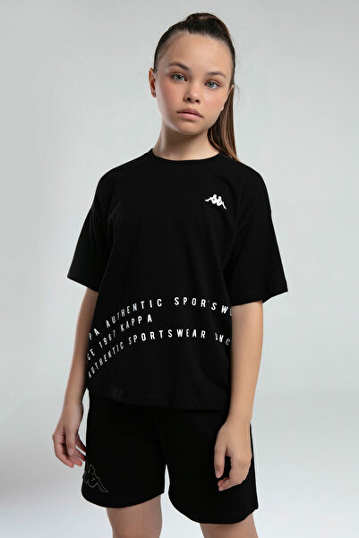 Kappa Girl's Black T-Shirt