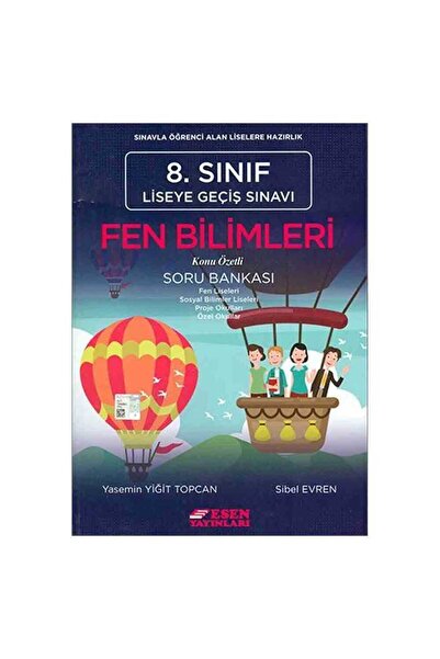 Esen Yayınları Esen 8. Sınıf LGS Fen Bilimleri Soru Bankası