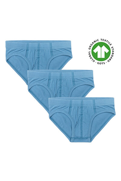 Albero Natur Gots Certified Organic Cotton Boys Slip Underpants – Elastic Wai...