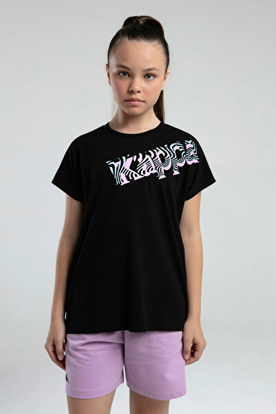 Kappa Girl's Black T-Shirt