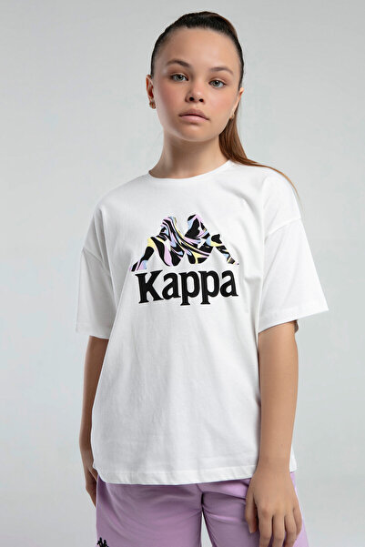 Kappa Λευκό T-Shirt για κορίτσι