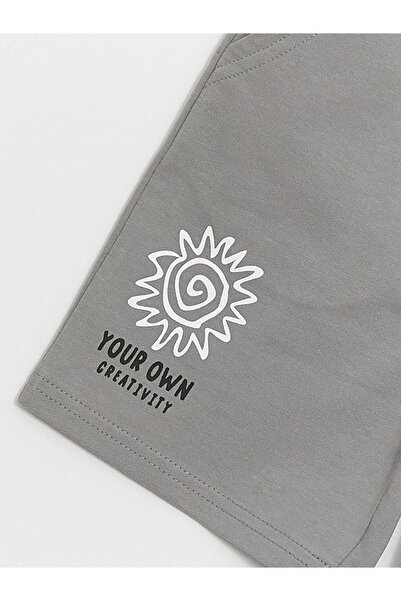 LC Waikiki Elastic Waist Printed Boys' Shorts (S4)