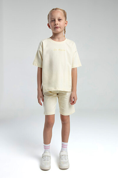 Rolypoly Girl's Yellow Bermuda Suit