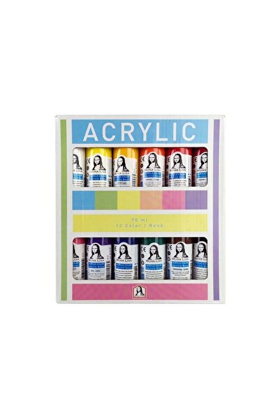 Monalisa SD150-X12 Akrilik Boya 12x70 ml Set