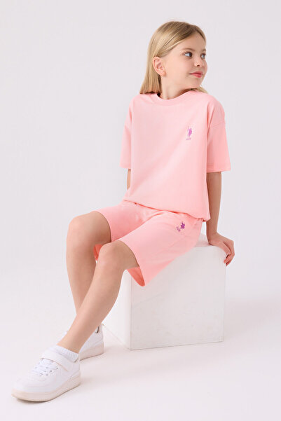 U.S. Polo Assn. Πράσινο κοστούμι βερμούδας για κορίτσι