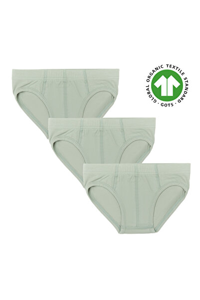 Albero Natur Gots Certified Organic Cotton Boys Slip Underpants – Elastic Wai...