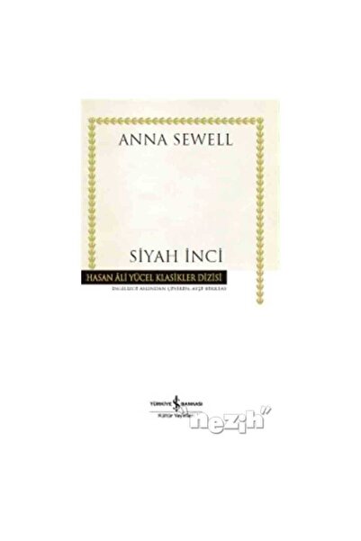 TÜRKİYE İŞ BANKASI KÜLTÜR YAYINLARI Siyah İnci