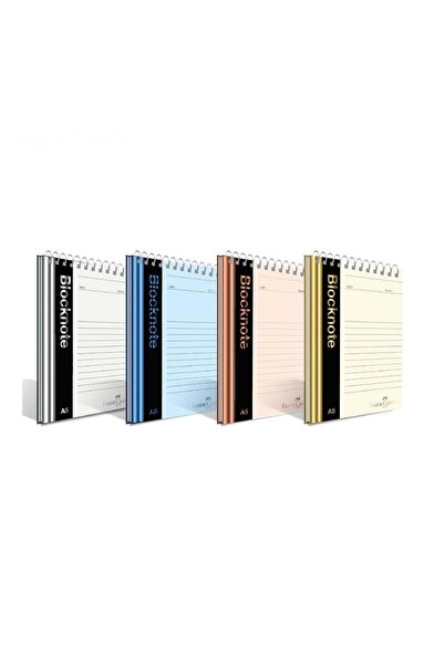 Faber Castell Faber A4 Bloknot 80 yp. Metalik Renkler Çizgili 5075000415