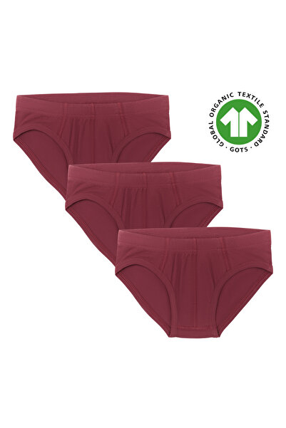 Albero Natur Gots Certified Organic Cotton Boys Slip Underpants – Elastic Wai...