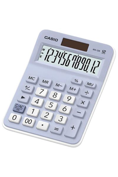 Casio MX-12B-LB MASAÜSTÜ HESAP MAKİNESİ MAVİ