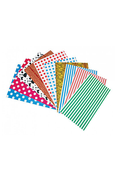 Lino Desenli Fotokarton 10’lu 6 Desen 2701J