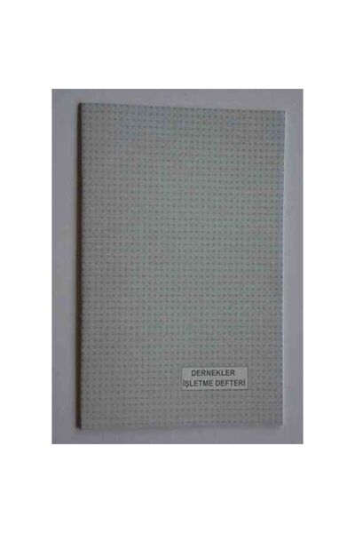 Dilman Dernekler Işletme Defteri 40 Sayfa