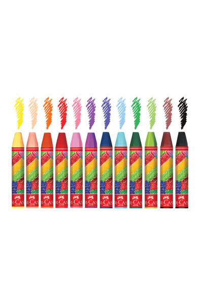 Faber Castell Pastel Colored 12 Paint with Bag - 831