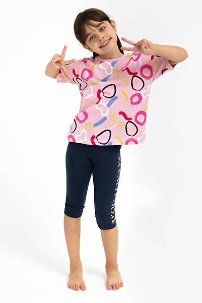 Rolypoly Be You Always Pink Girls' Leggings Set